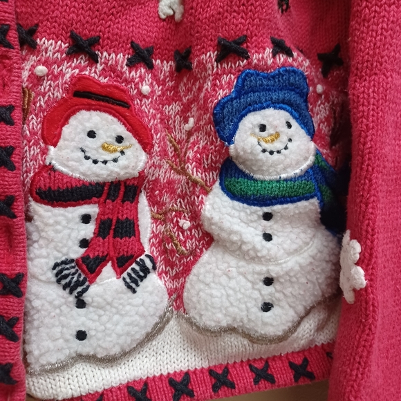 Vintage snowman sweater - XL - Picture 2 of 10